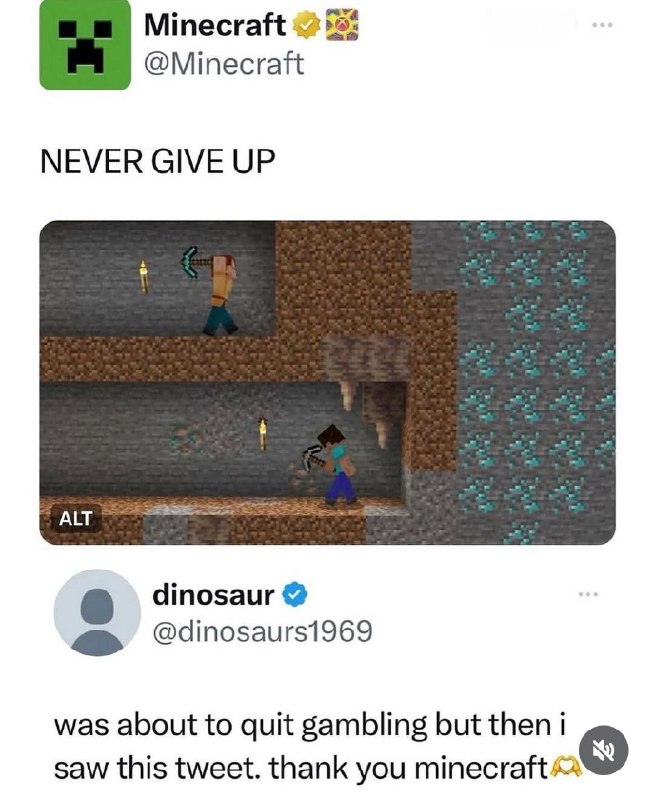 never give up