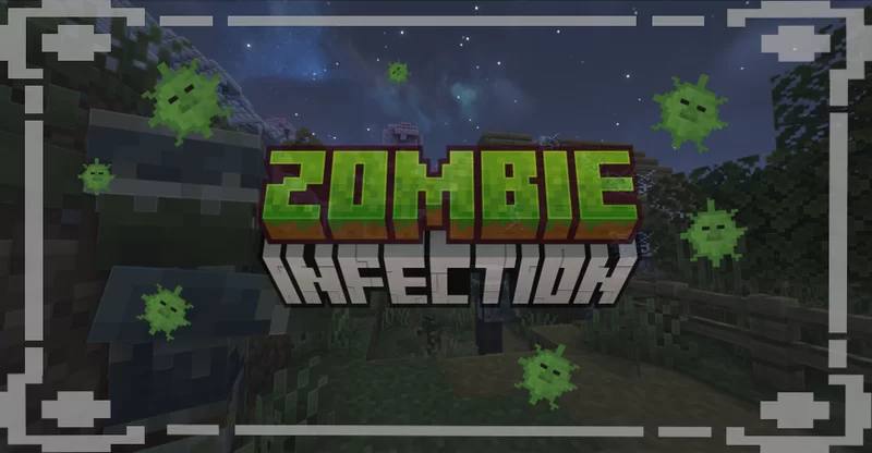 *****💉***Zombie Infection • 1.20+**Добавляет зомбивирус, который …