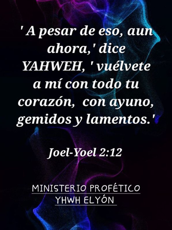 MINISTERIO PROFÉTICO YHWH ELYÓN