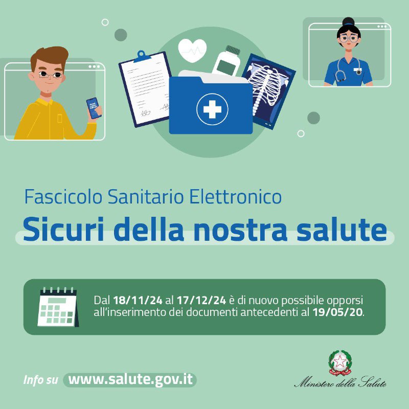 Grazie al Fascicolo Sanitario Elettronico i …