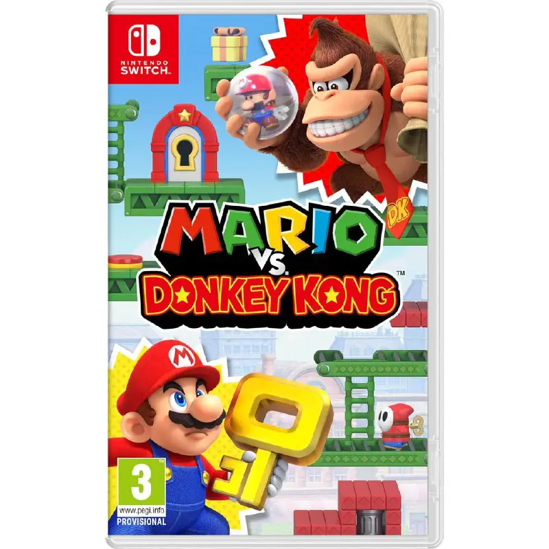 ***🟣*** Videojuego Mario vs Donkey Kong para Nintendo Switch por sólo 38,99€ ¡¡45% de descuento!!
