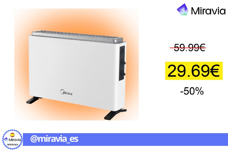 [***〽️***](https://pixeldrain.com/api/file/Ao2NXypK) **MIDEA Convector Calefactor Eléctrico bajo …