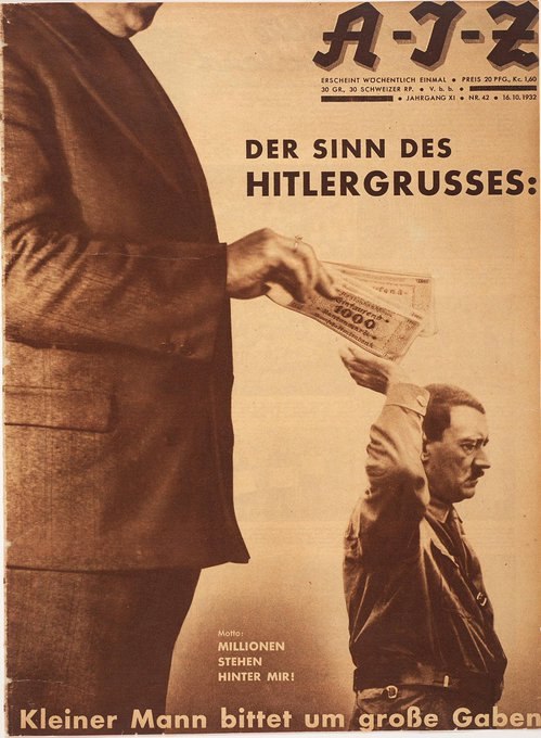 John Heartfield hat 1932 in diesem …