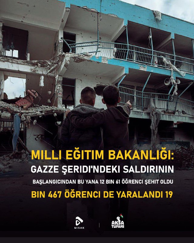 ***🔰***:Milli Eğitim Bakanlığı: Gazze Şeridi'ndeki saldırının …