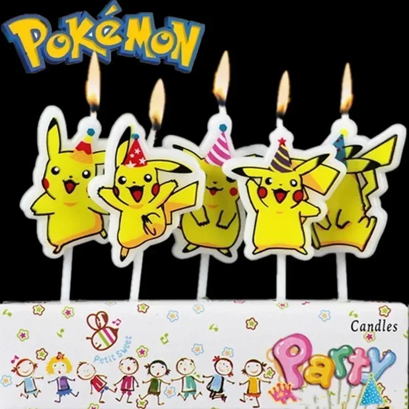 Velas con forma de pikachu de …