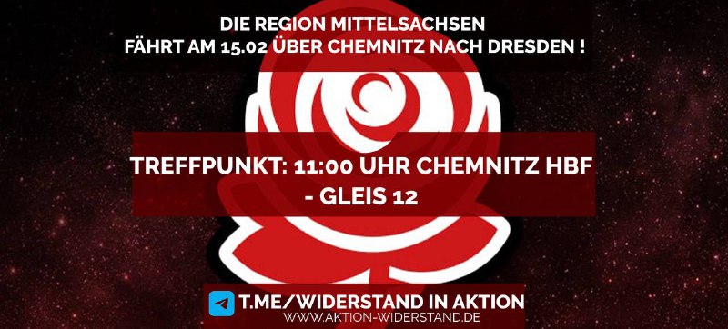 **Die Region Mittelsachsen fährt am 15.02.2025 …