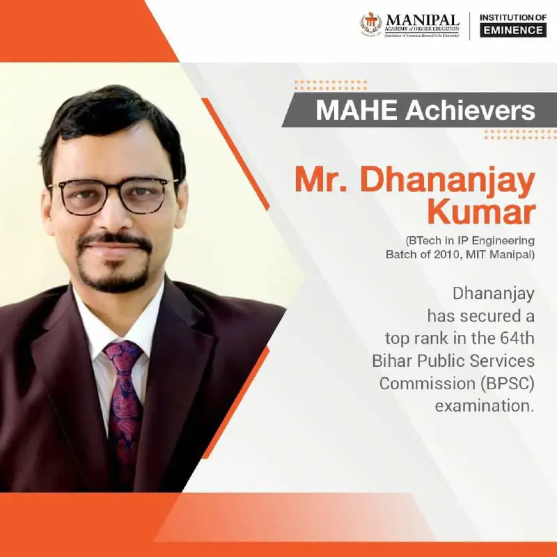We’re happy to announce that Dhananjay …
