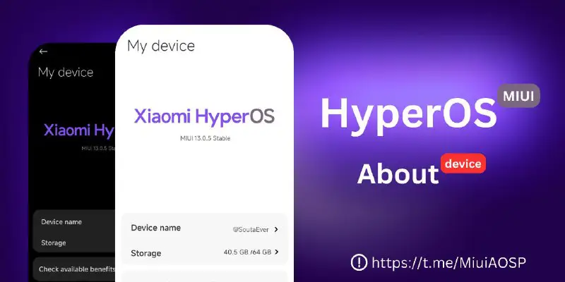 HyperOs Miui About Device