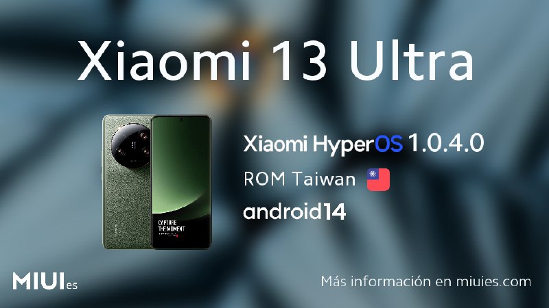 **Actualización para el Xiaomi 13 Ultra** …