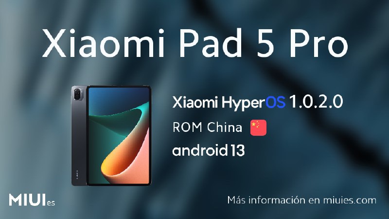 **Actualización para el Xiaomi Pad 5 …
