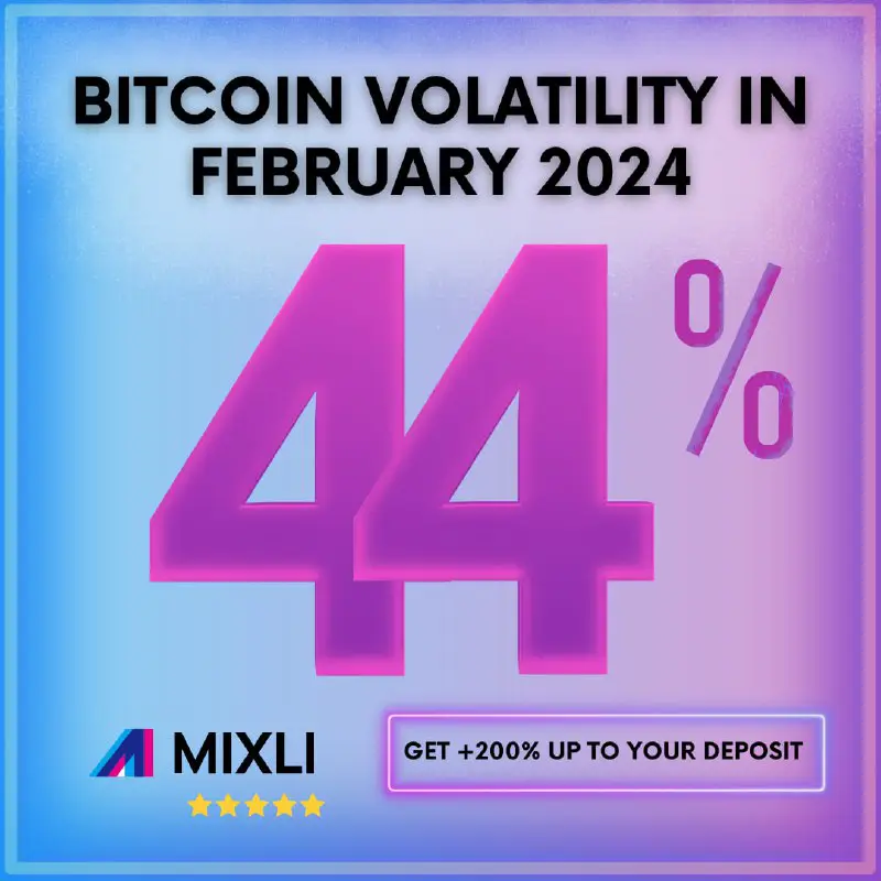 ***⭐️*** **Bitcoin volatility in February 2024**