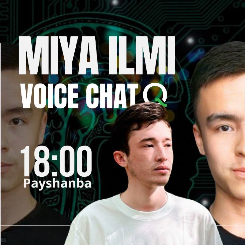 ***🧠*** **Payshanba mehmoni - Ovozli chat** …