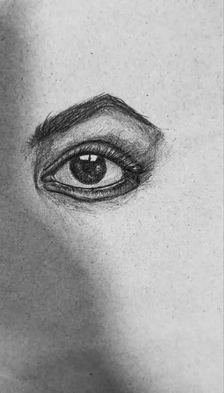 suddenly ***🫣***i drew beautiful eye with …