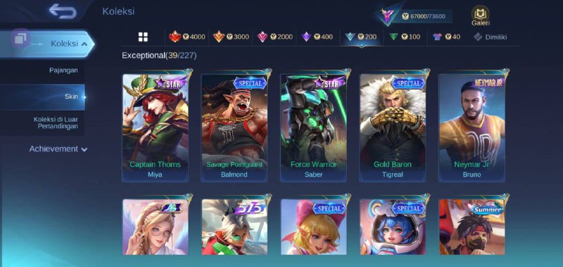 MOBILE LEGEND S1P STORE