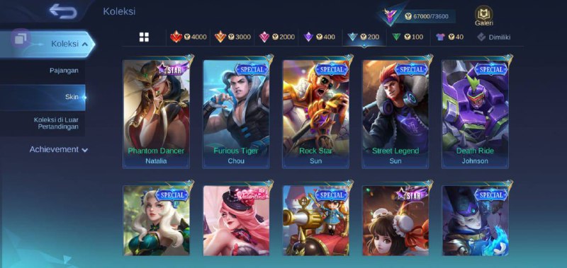 MOBILE LEGEND S1P STORE