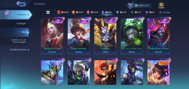 MOBILE LEGEND S1P STORE