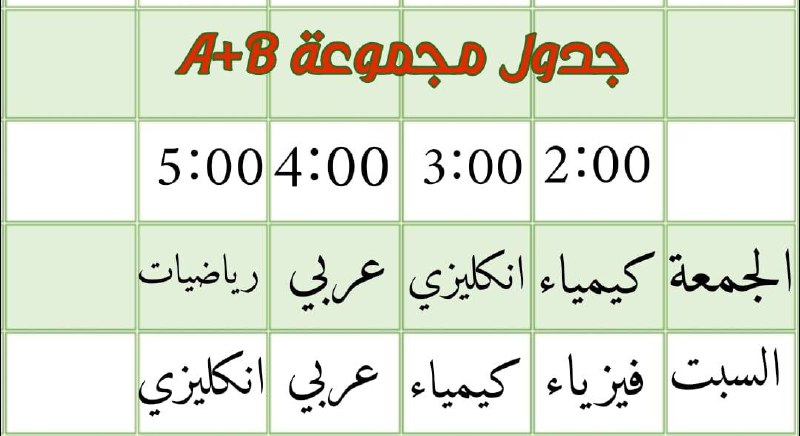 السادس الأعدادي البنين