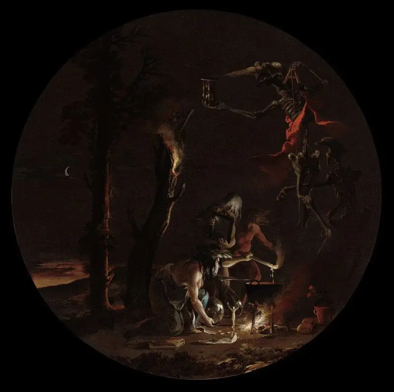 Scenes of Witchcraft, Evening, 1645-1649