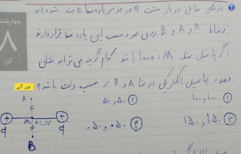 [***?*** سوال چالشی](https://t.me/MNRGphysics/143)