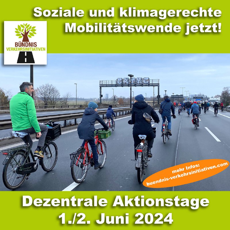 ***💥*** Bundesweite Aktionstage „Mobilitätswende jetzt!“ am …