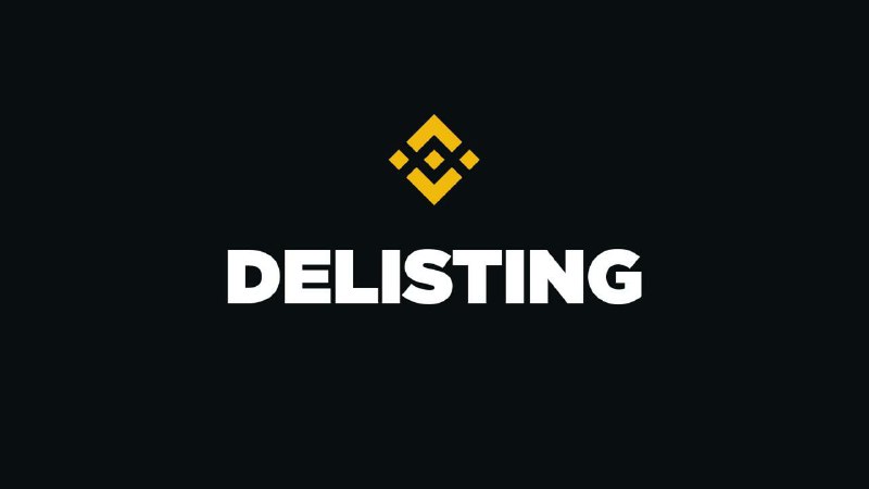 ***🔶***Binance delisting AMB, CLV, STMX, VITE …