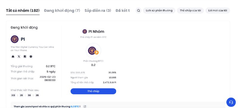 Sức nóng của $PI thật ghê …