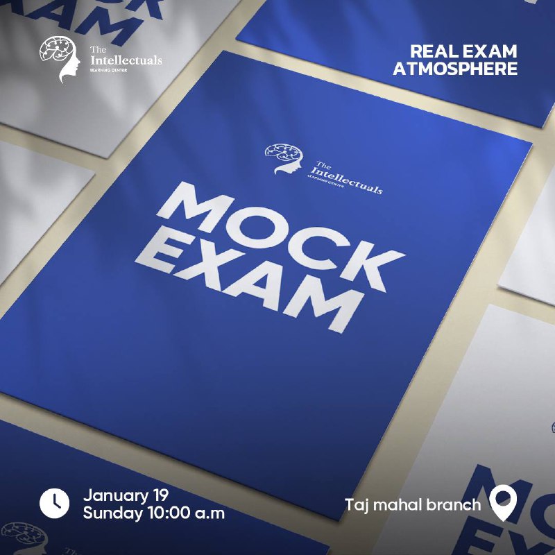 IELTS MOCK test at THE INTELLECTUALS!