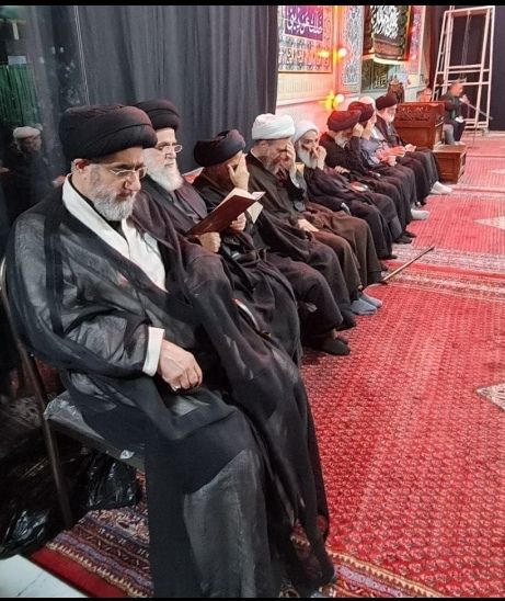 جانب من مجلس الفاتحة المقام على …