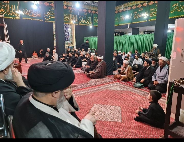جانب من مجلس الفاتحة المقام على …