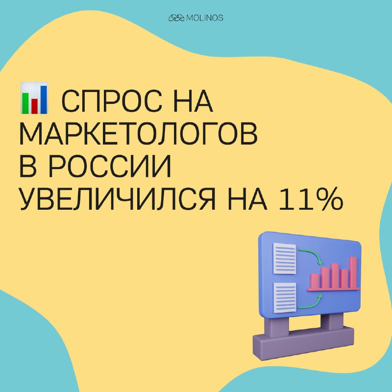 ***📊*** **Спрос на маркетологов в России …