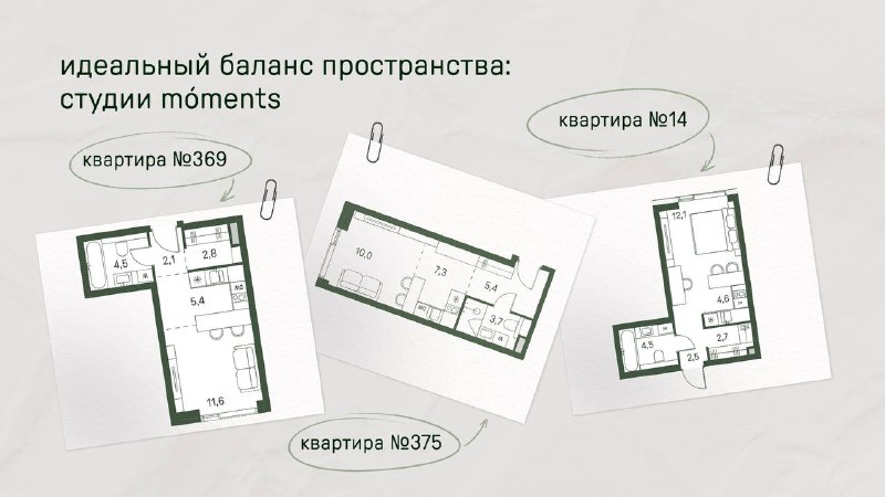 в студиях móments достаточно пространства, чтобы …