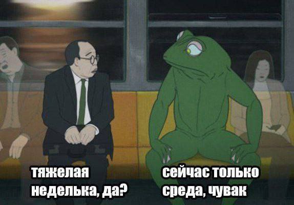 Это среда, мои чуваки***🐸***