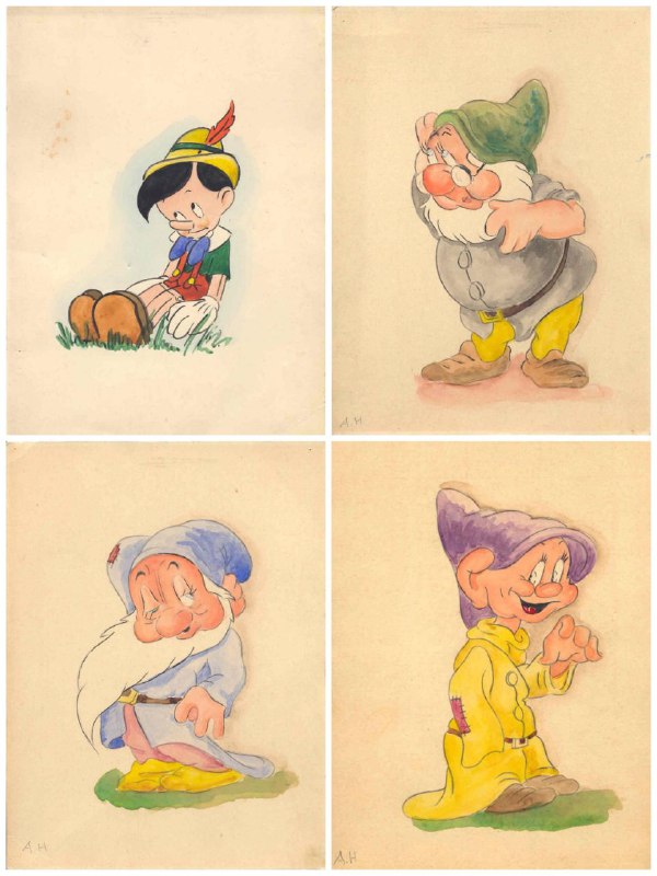 Adolf Hitler, Disney sketches, 1940