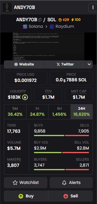 *****?***** **SOL $ANDY70B**