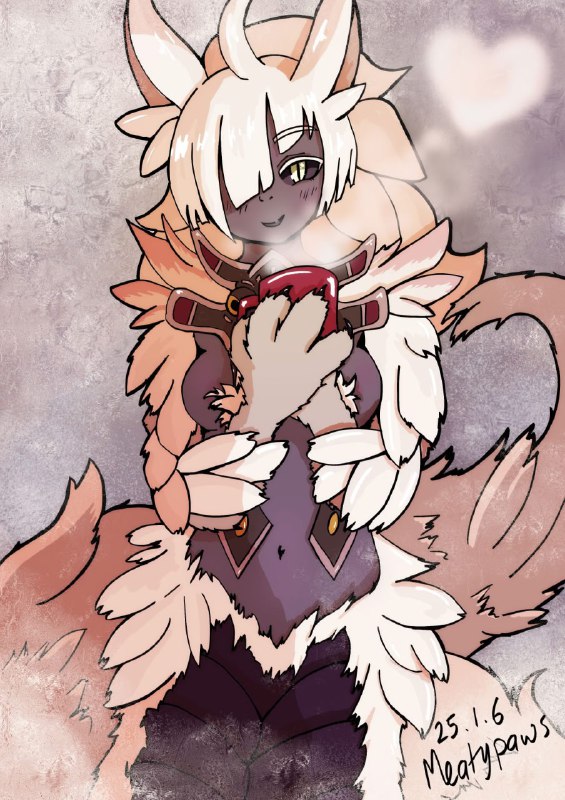 Warm snake has some warm cocoa …