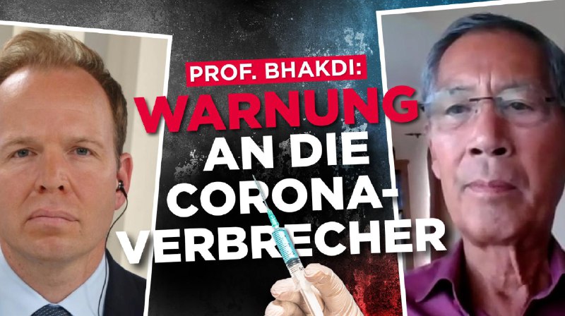 Prof. Dr. Sucharit Bahkdi erklärt, dass …