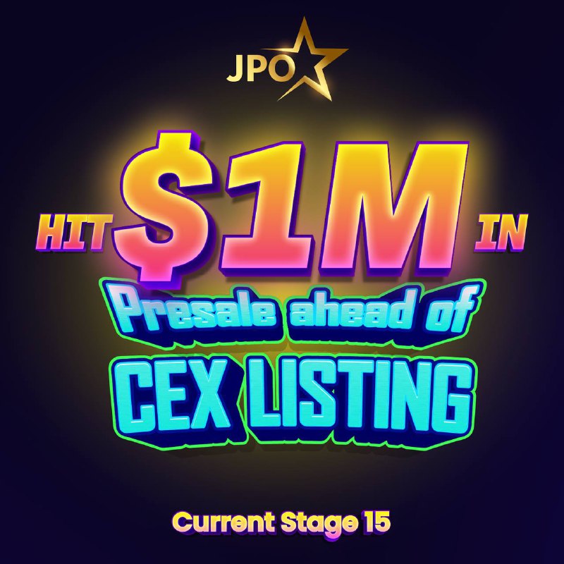 ***🔥*** **JPOStar hit $1m in the …