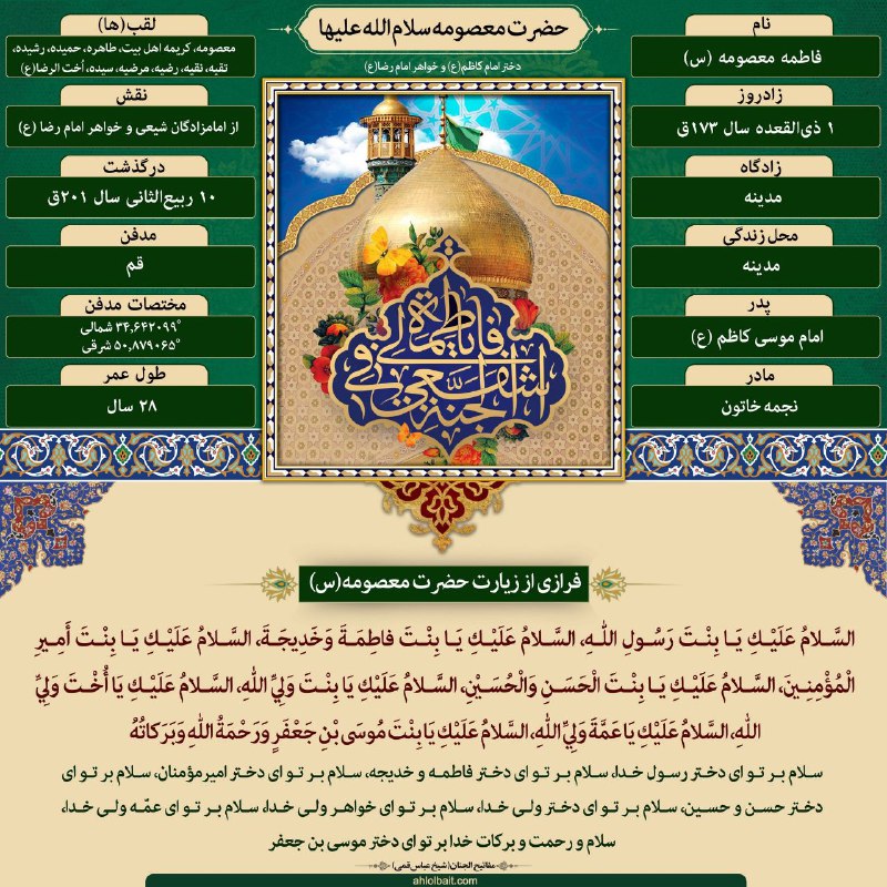 سالروز وفات غريبانه برترين بانوي زمان …