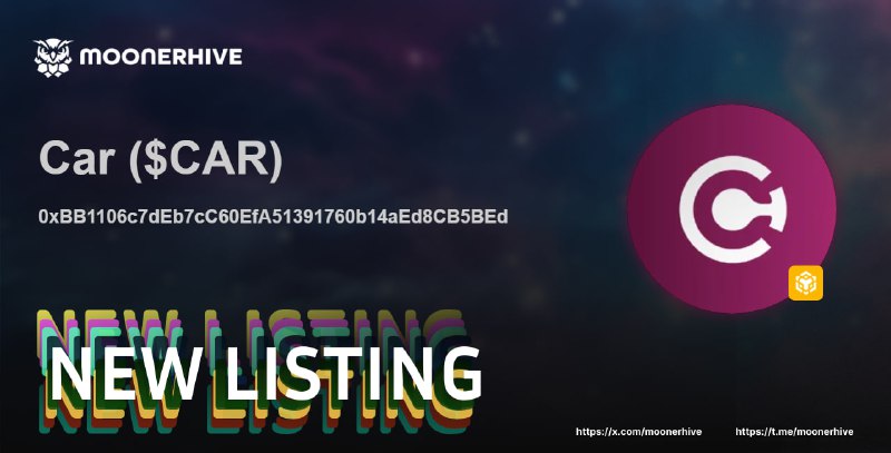 ***🚀*** New Token Alert on MoonerHive! …