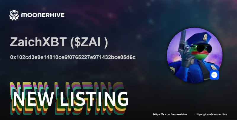 ***🚀*** New Token Alert on MoonerHive! …