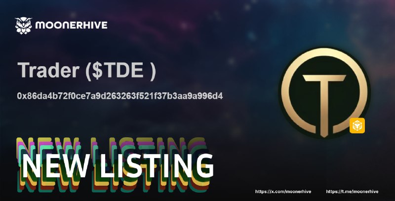***🚀*** New Token Alert on MoonerHive! …