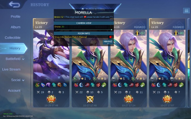 Morella ML+ Mobile Legend Hack