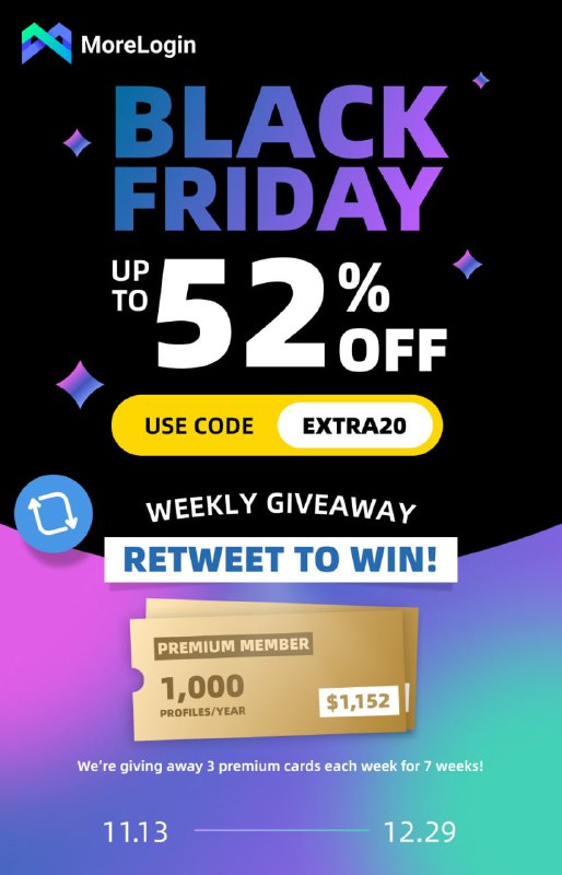 ***?***Ưu đãi Black Friday từ MoreLogin***?***