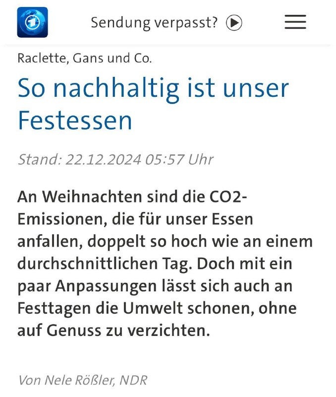 **Komisch, so einen Artikel hab ich …