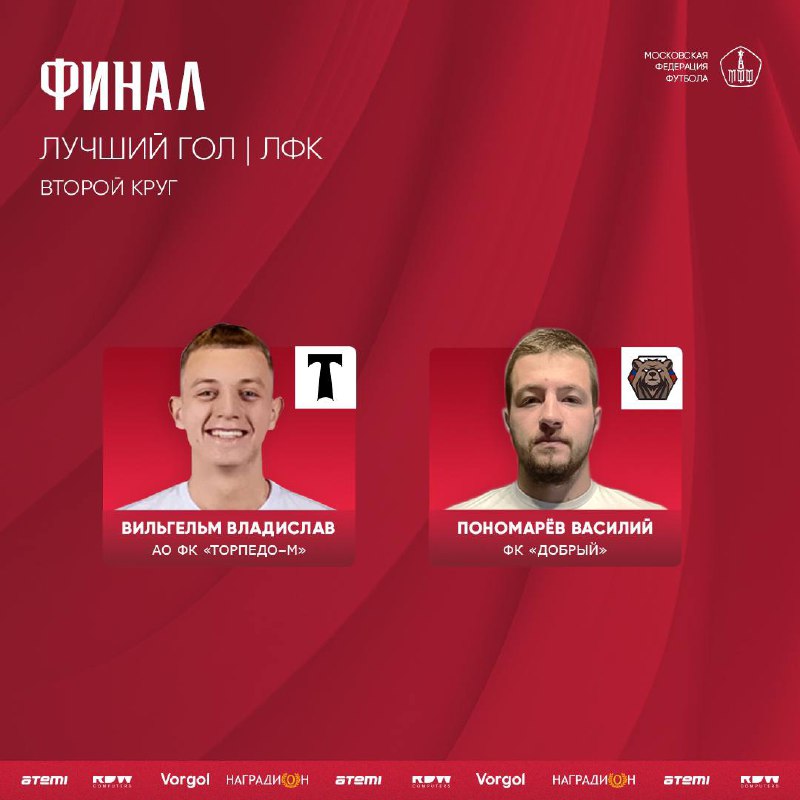 ***⚽️*** **ВЛАДИСЛАВ ВИЛЬГЕЛЬМ И ВАСИЛИЙ ПОНОМАРЁВ …