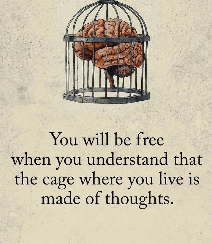 The cage you feel trapped in …