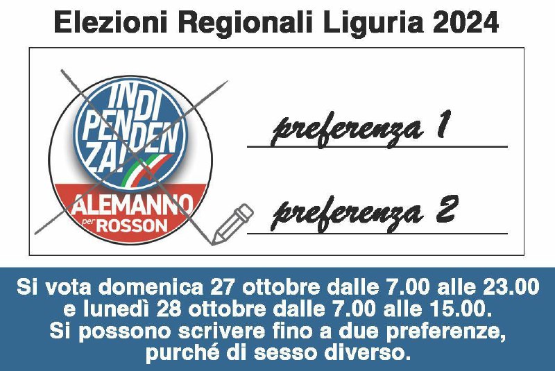 Elezioni regionali Liguria