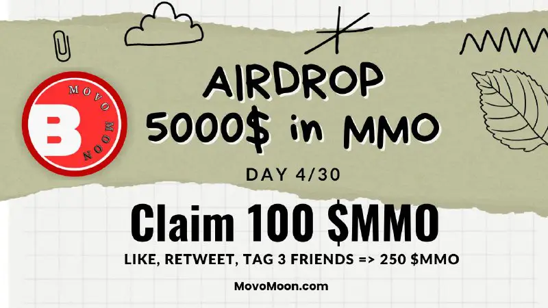Airdrop 250 $MMO / RT ([movomoon.com](http://movomoon.com/))