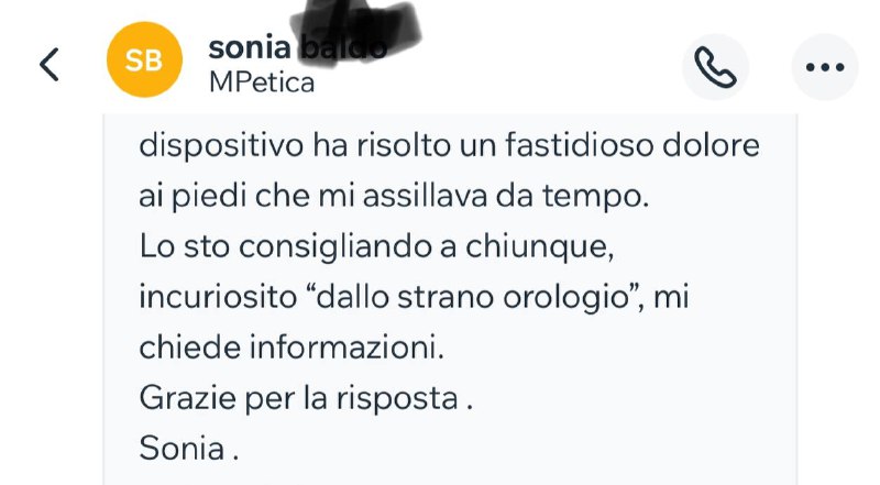 Ecco un’altra testimonianza sul dispositivo REGENESIS …