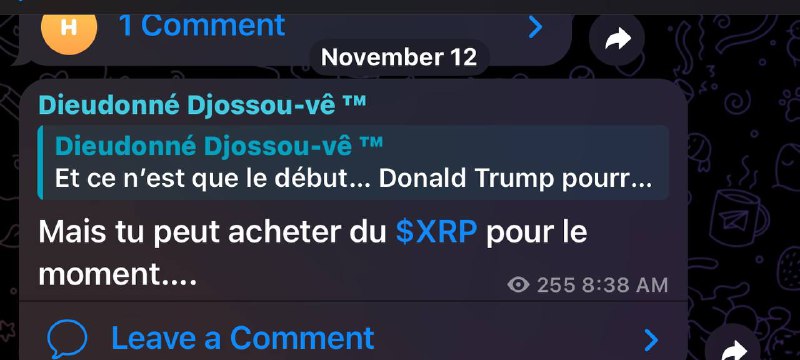 **Si t’as acheté du XRP à** …